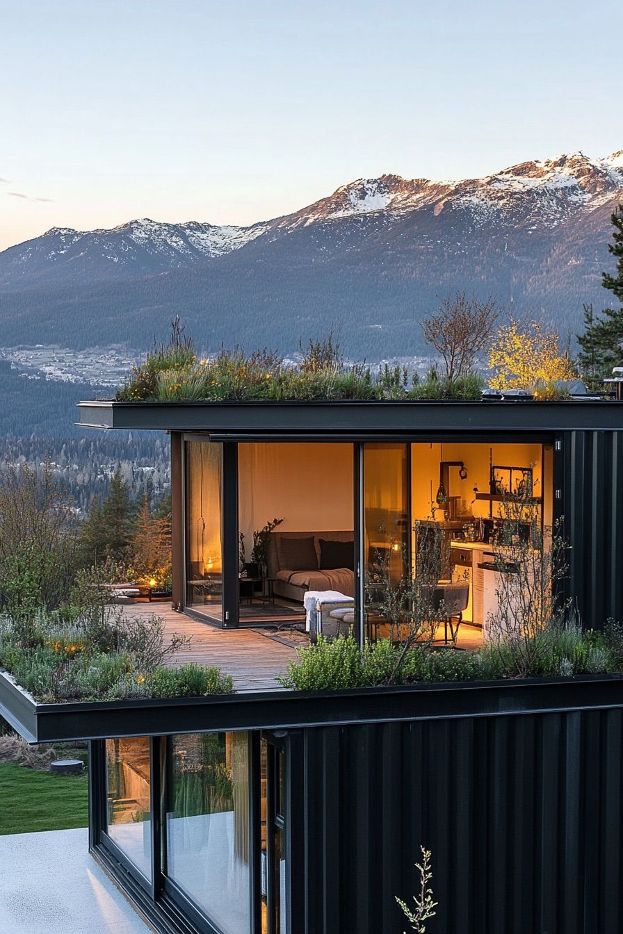 Rooftop Garden Container Cabin - photo 2