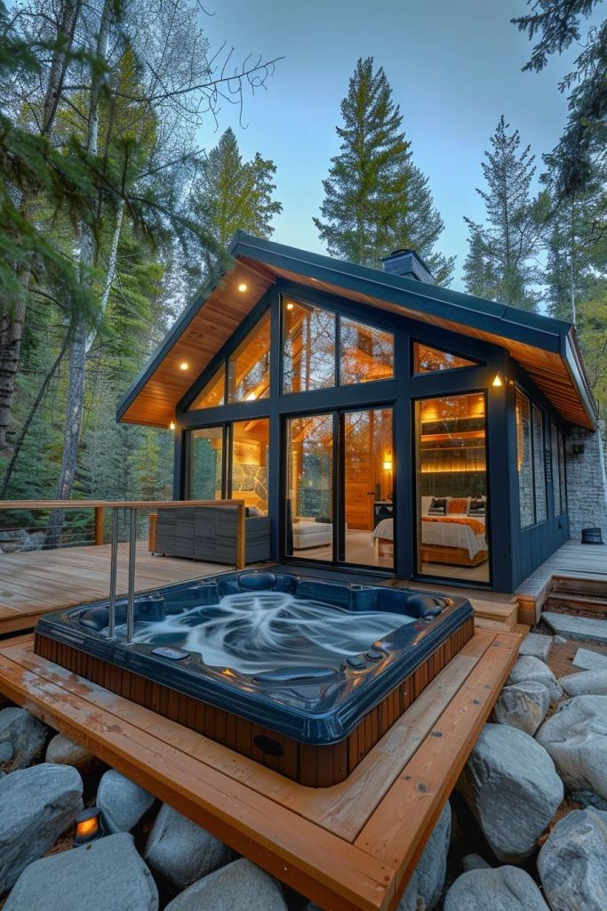 Cabins Featuring a Private Spa