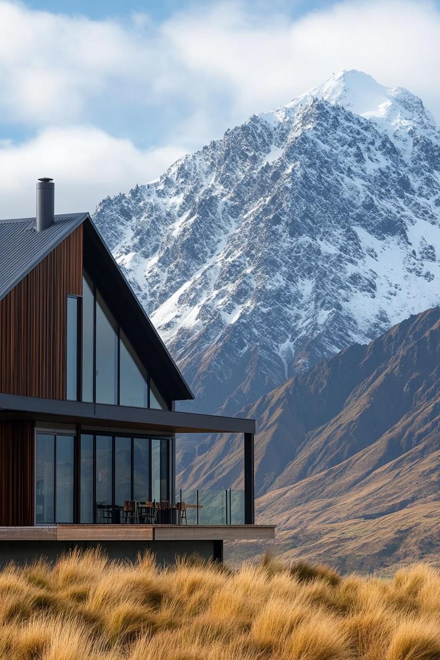 Modern Retreat Built Into the Mountainside