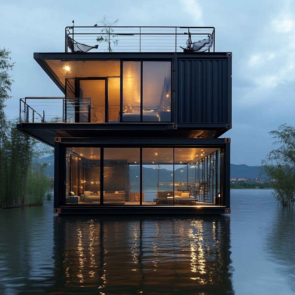 Floating Shipping Container Home - photo 2