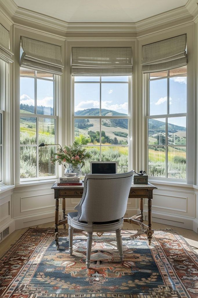 Bay Window Office Nook - photo 2