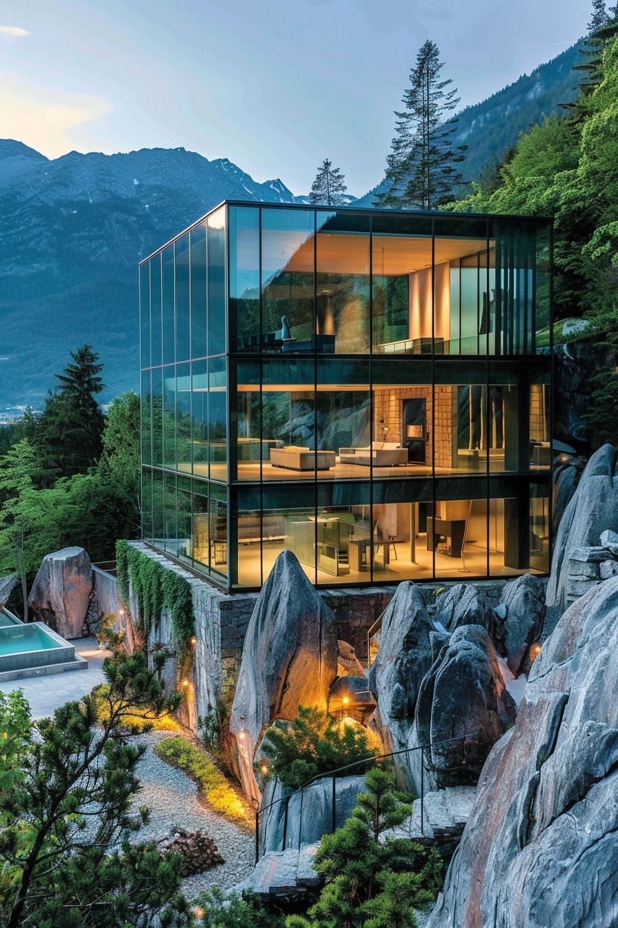 See-Through Glass Home - photo 4
