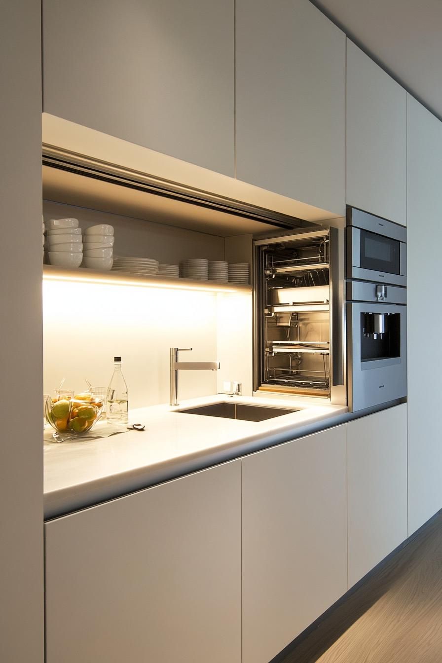 Concealed Kitchen Appliances for a Clean Look - photo 2