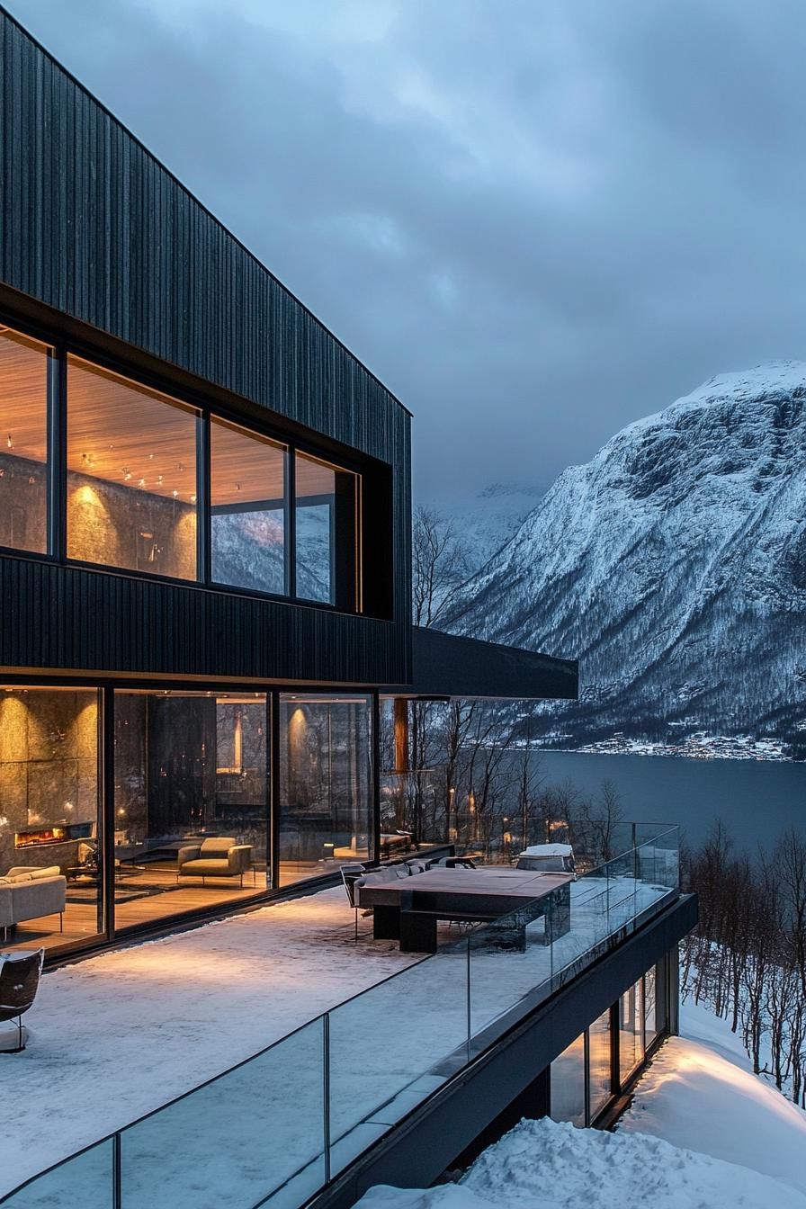 Charcoal Timber Siding With Oversized Windows - photo 4