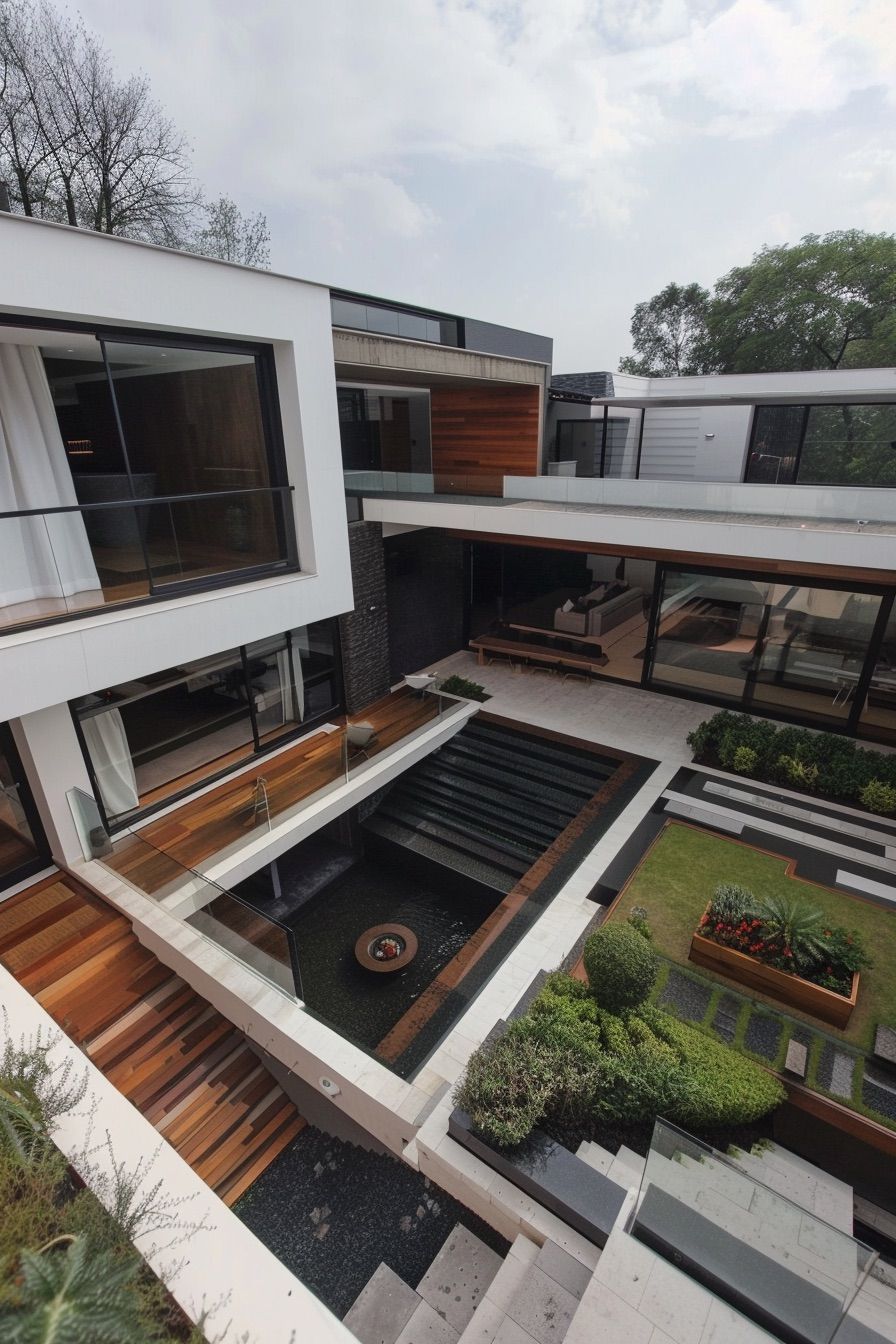 Courtyards With Multi-level Terraces - photo 4