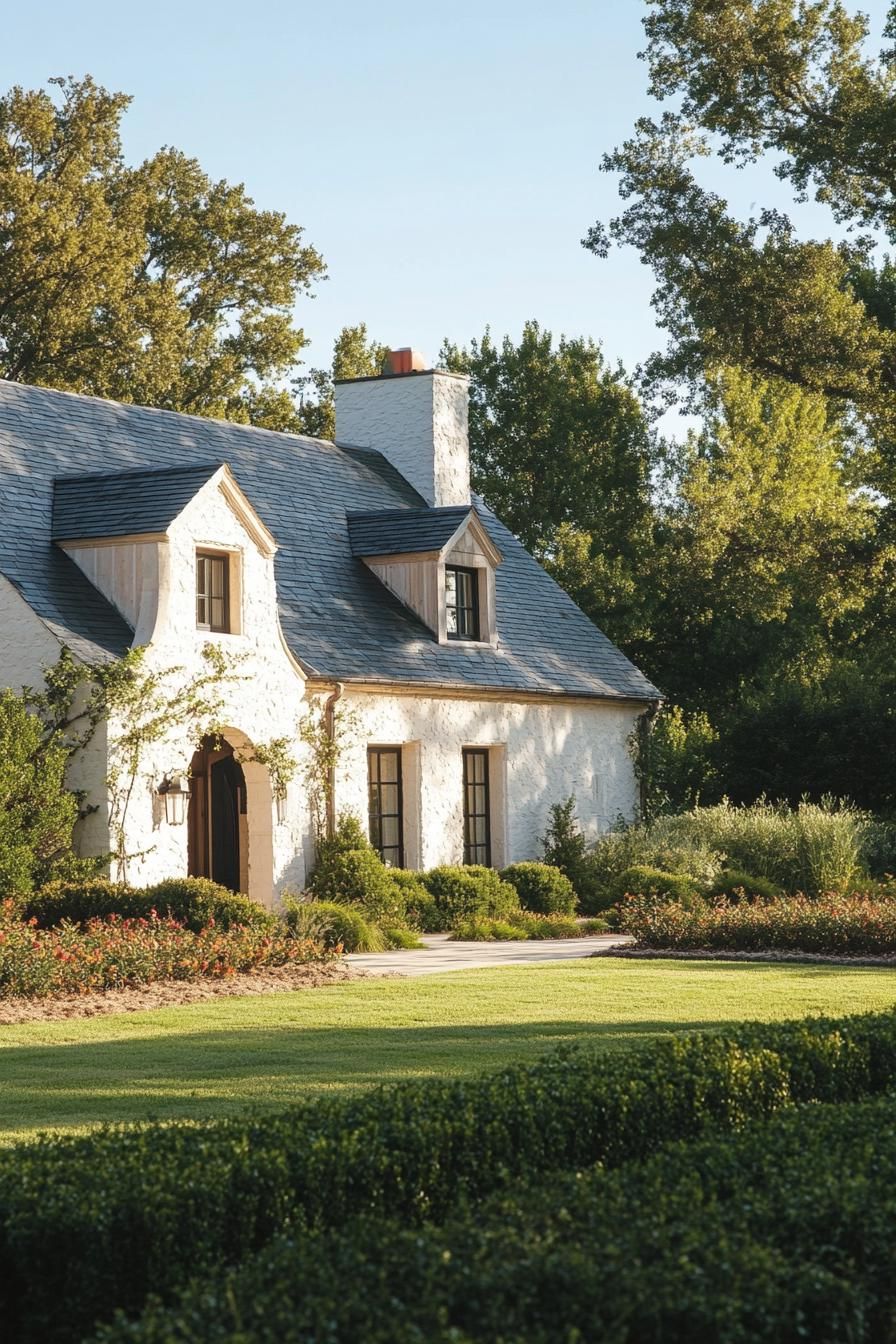 Gabled Rooflines With Zinc Details