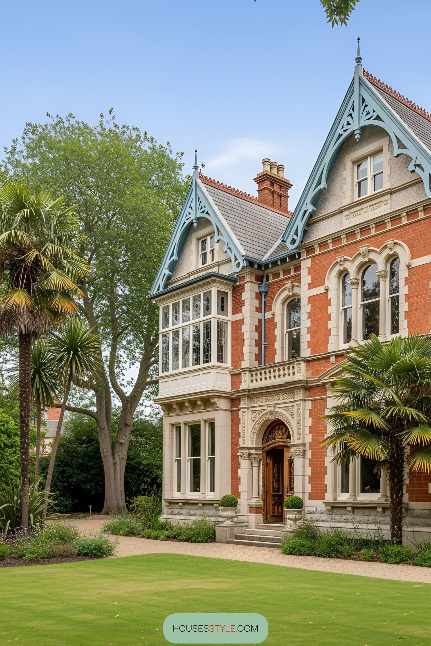 A Gingerbread-Style Victorian Holiday Home