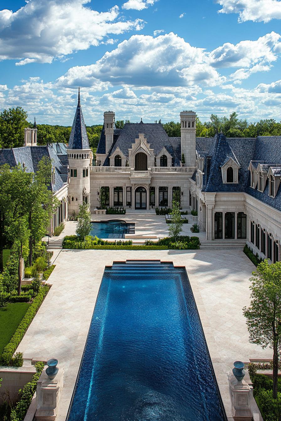 22) Blissful Modern Chateau