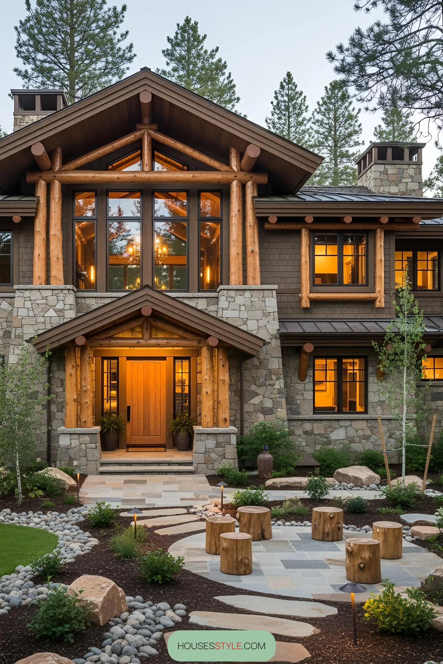 Hidden Cabin Escape in the Pine Forest