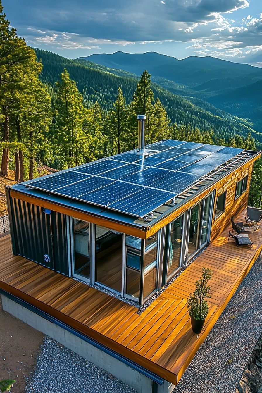 Solar-Powered Off-Grid Container Retreat - photo 2