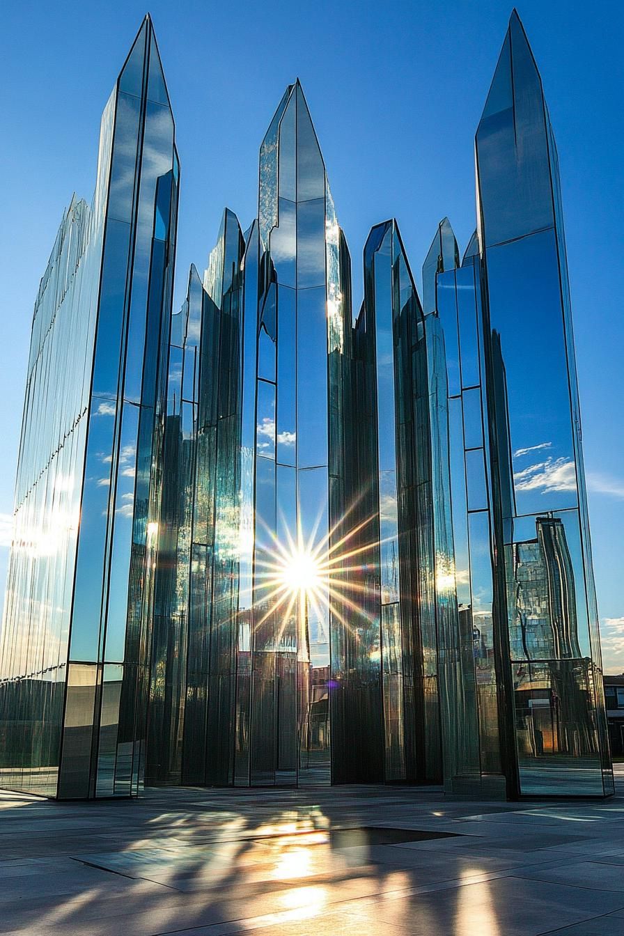Futuristic Metallic Keep Design