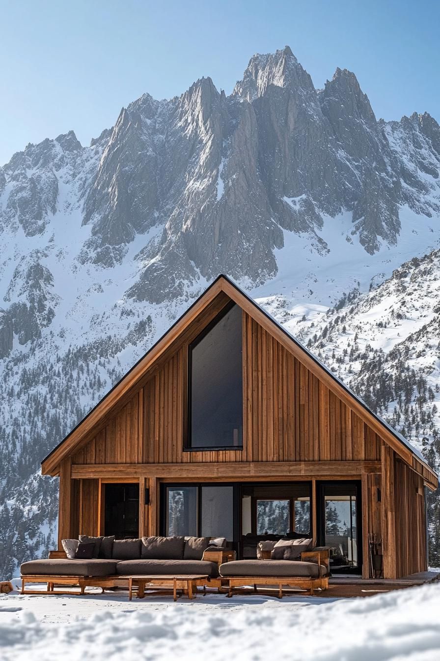 A-Frame Cabin With Sweeping Mountain Views