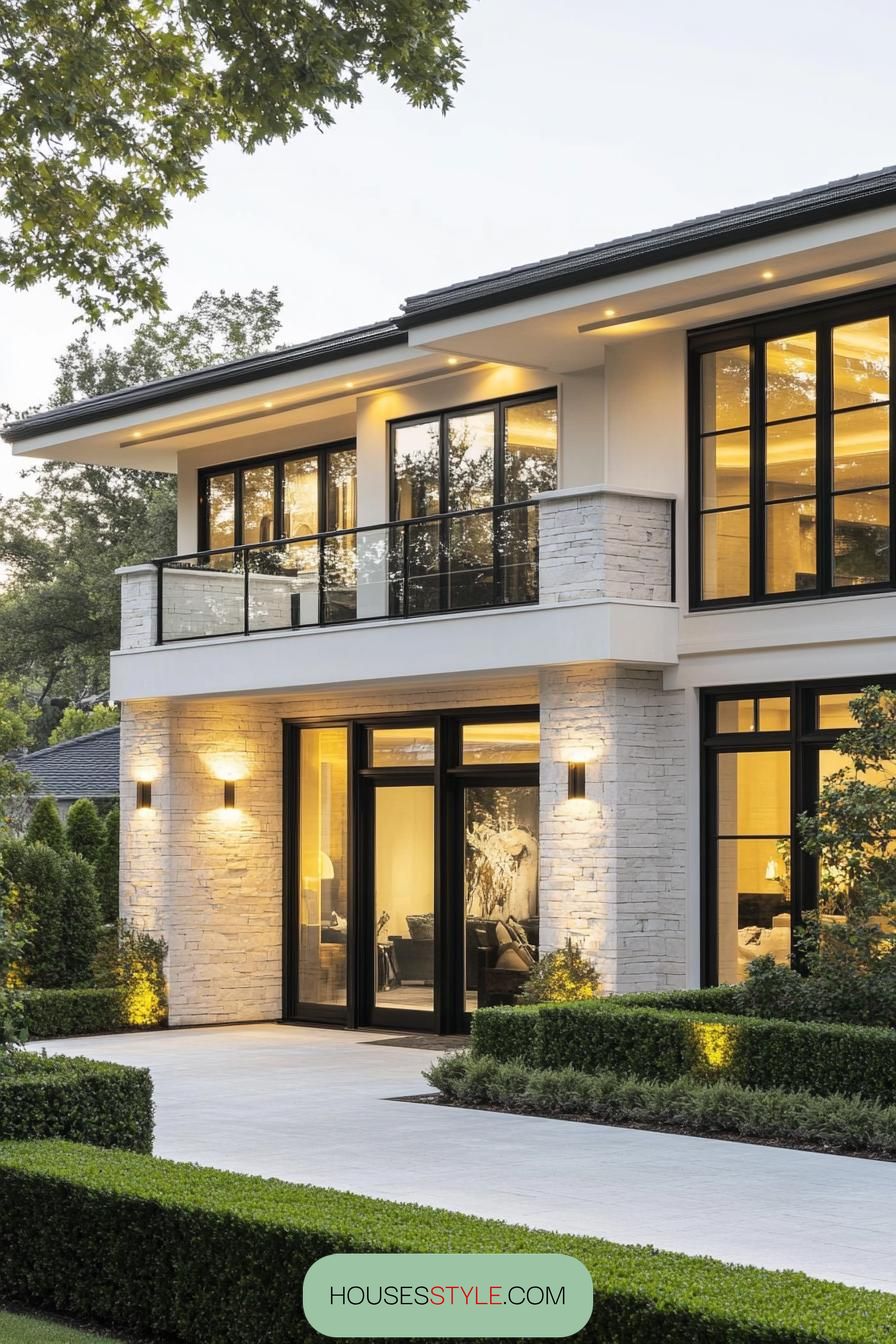 Modern Living Glow: A Chic Escape