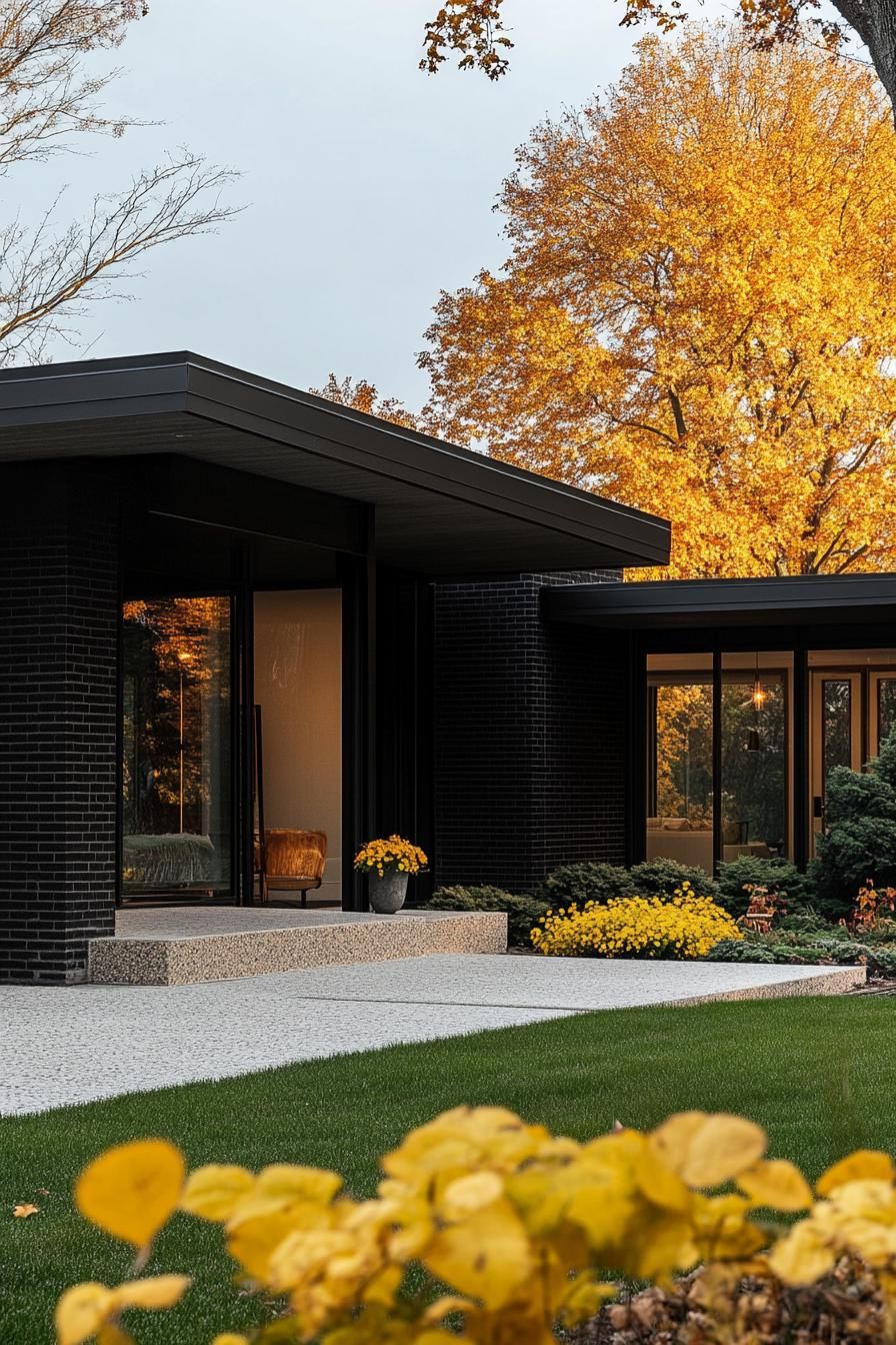 Black Terrazzo Exterior With Gold Flecks - photo 3