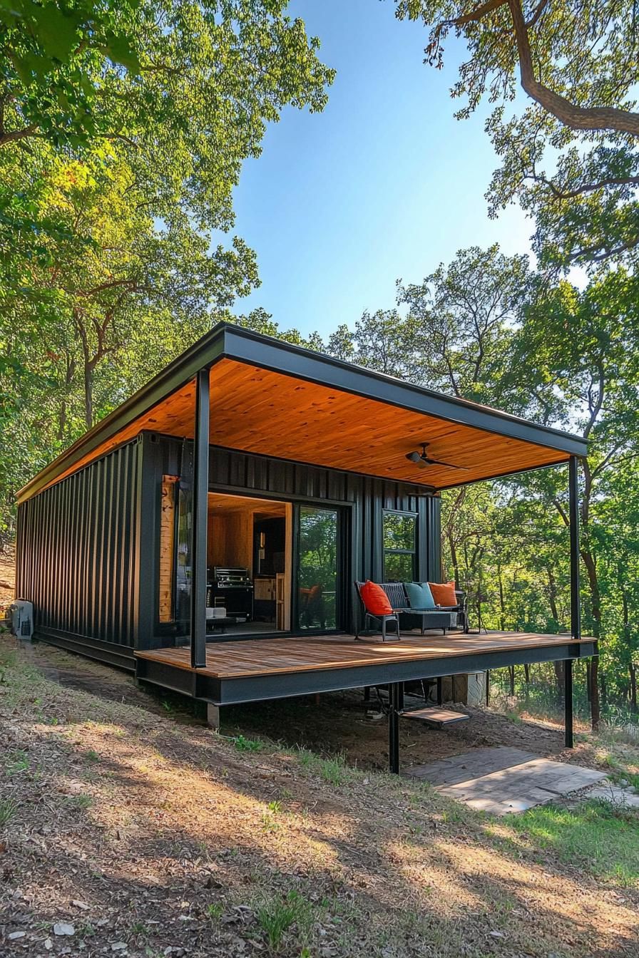 A Chic Retreat Built From Containers