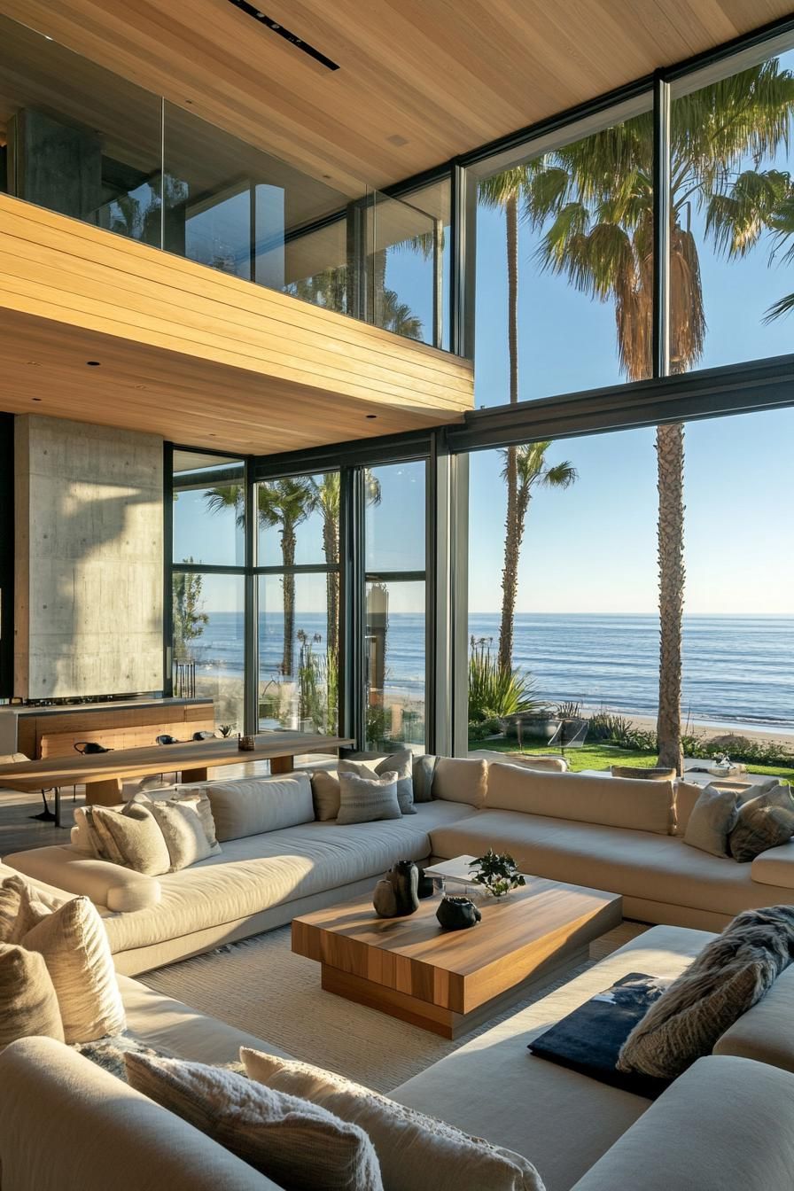 2. Modern Oceanfront Glass House - photo 3