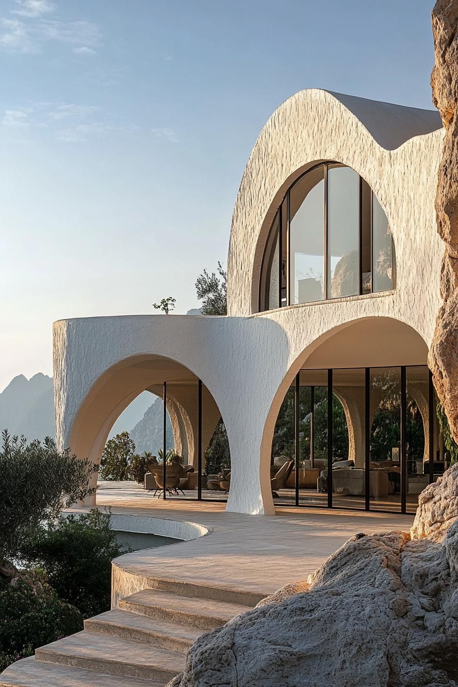 Sweeping Arches Anchor This Mansion