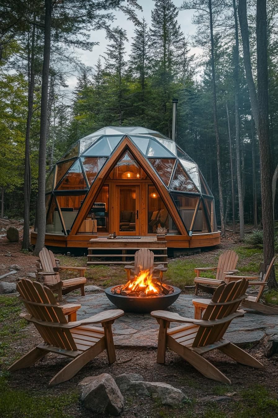 3) Woodland Dome Retreat