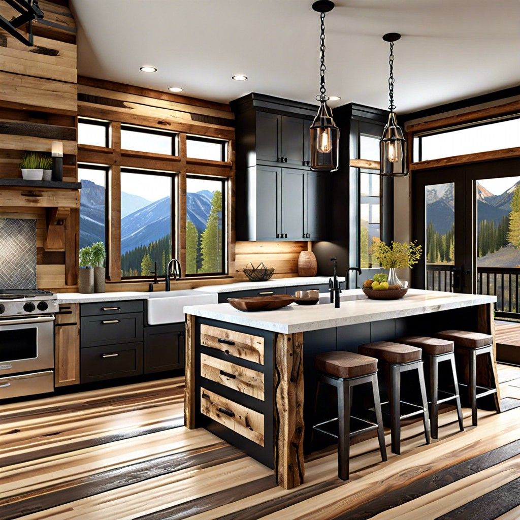 Rustic Accents Using Reclaimed Wood