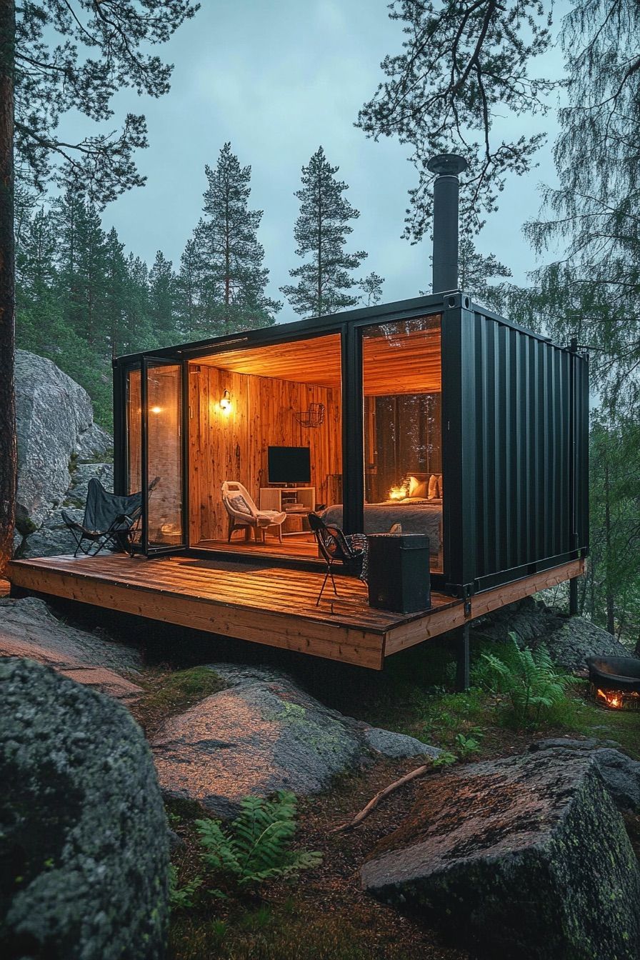 Scandinavian Hygge Container Cabin - photo 4