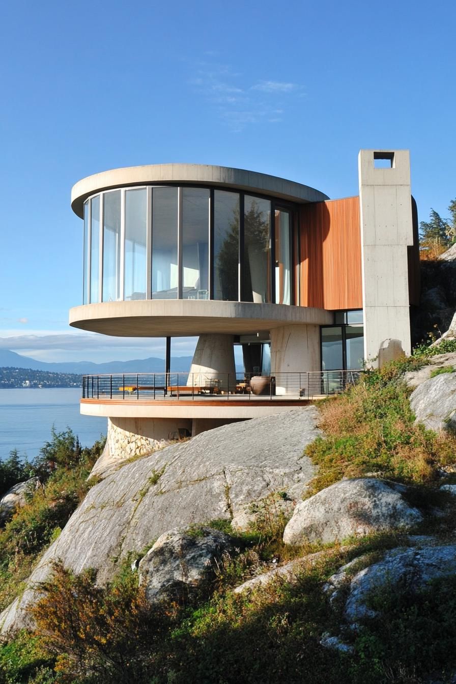 Round Home With 360-Degree Views