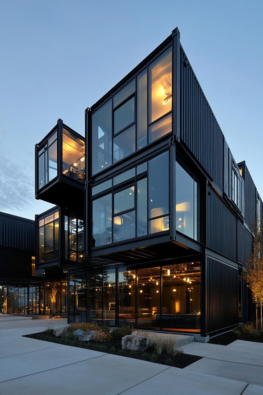 A Standout Stack of Container Apartments