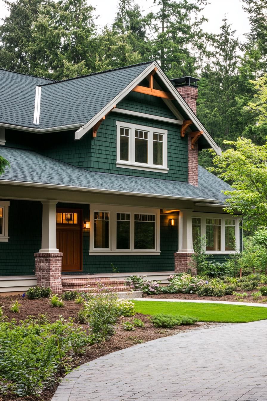 31 Lovable Craftsman Houses and Their Exterior Designs - photo 24