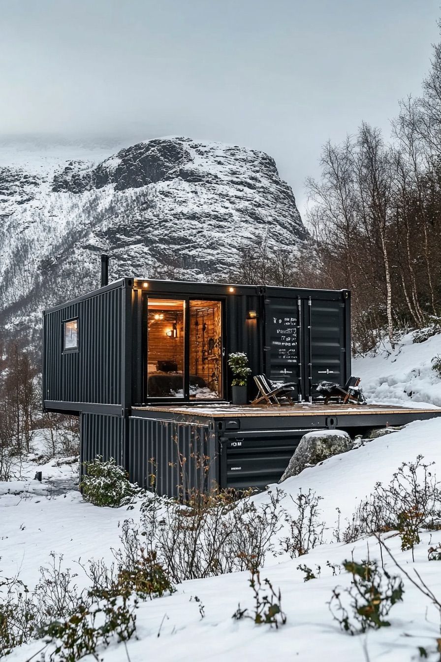 Modern Minimalist Container Cabin - photo 3