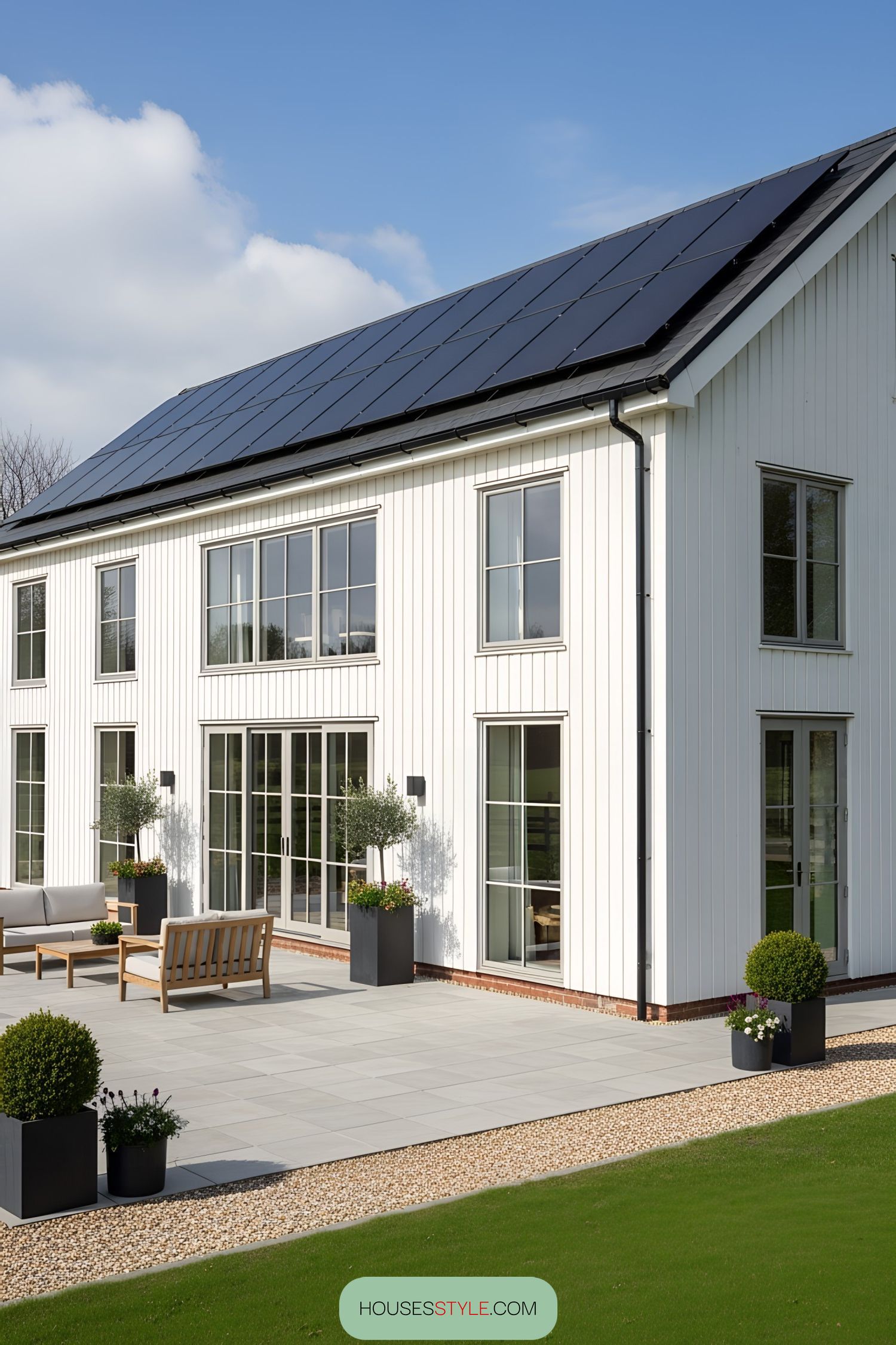 9. Solar-Powered Barnyard Paradise