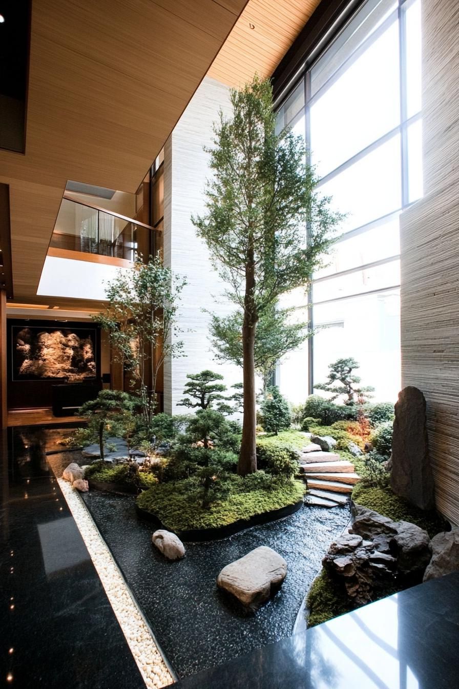 Zen Garden Featuring a Koi Pond - photo 3
