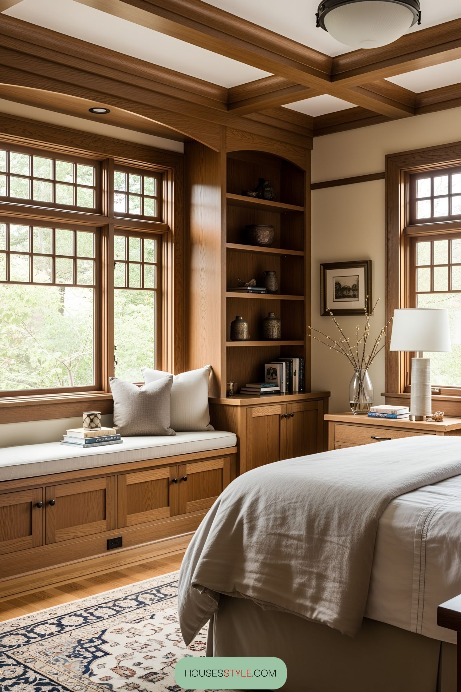 A Room Rich in Arts and Crafts Detail