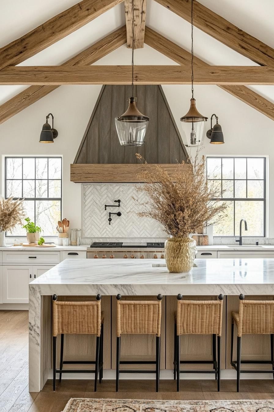 Open Kitchen Layout with a Farmhouse Sink - photo 3