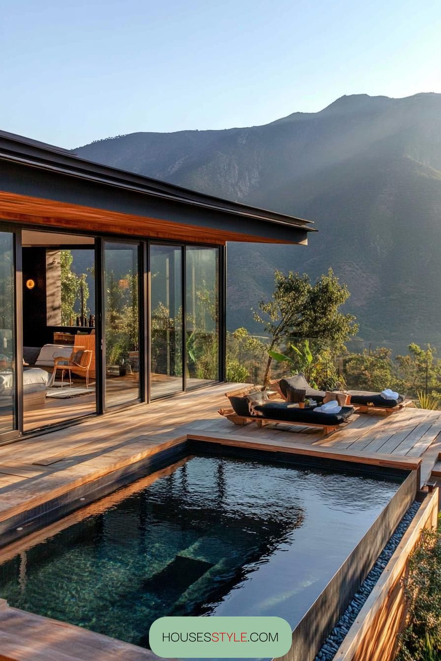 Pool Built Into a Raised Deck - photo 3