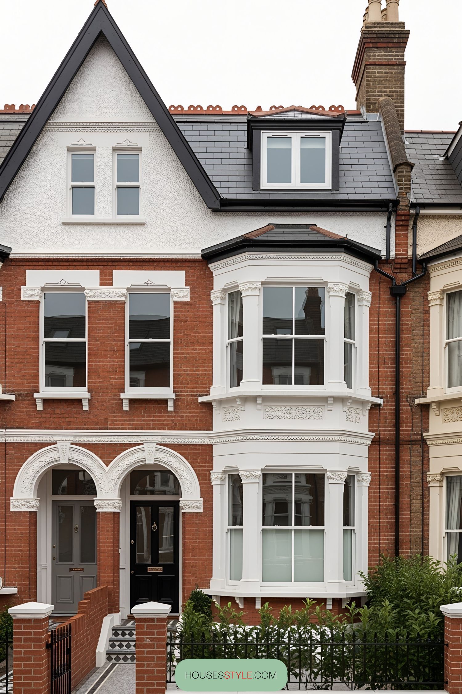 The Allure of the Archway in Victorian Brick Homes