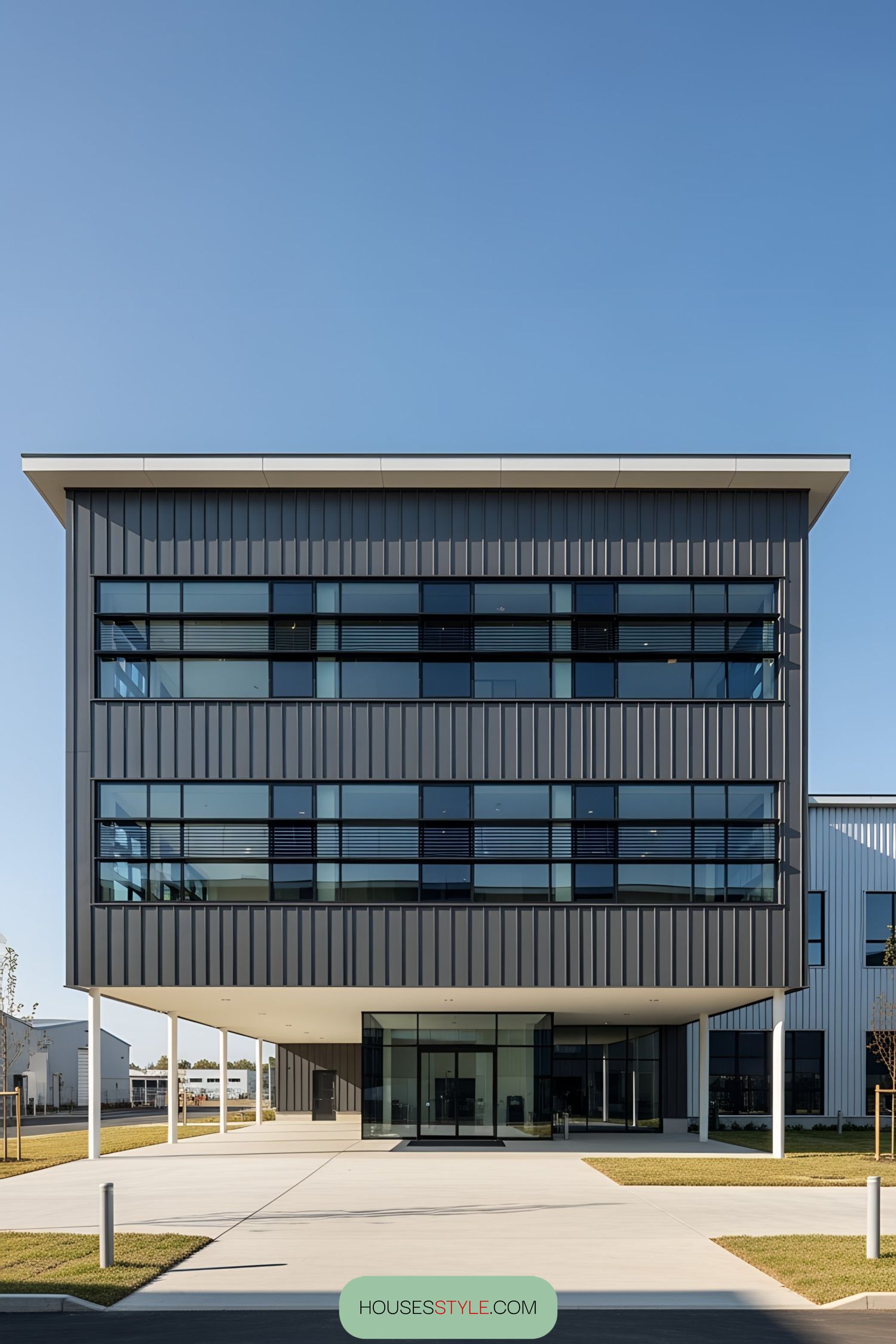 Skyward Steel Factory Facade Showcase
