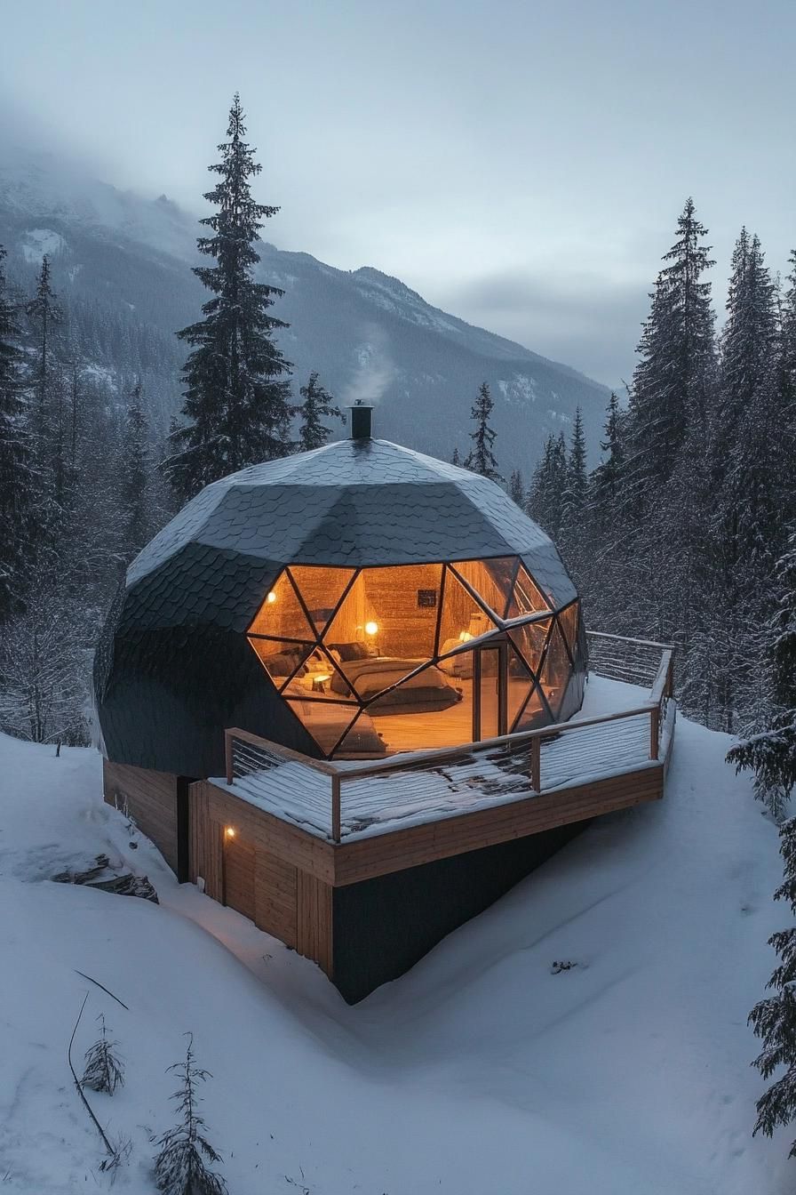 18) Life Inside a Geodesic Dream Cabin