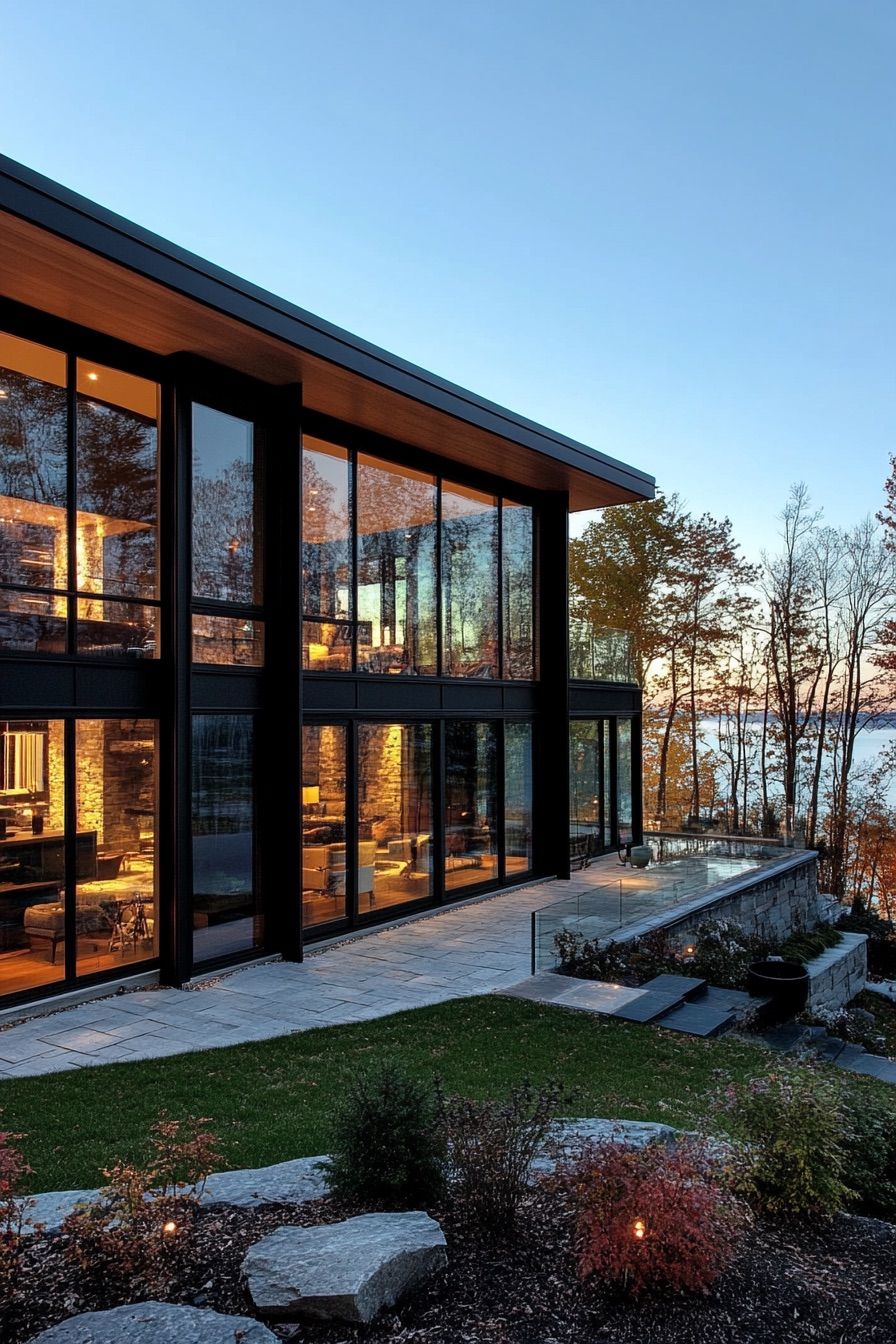 Panoramic Glass Walls for Lake Views - photo 4