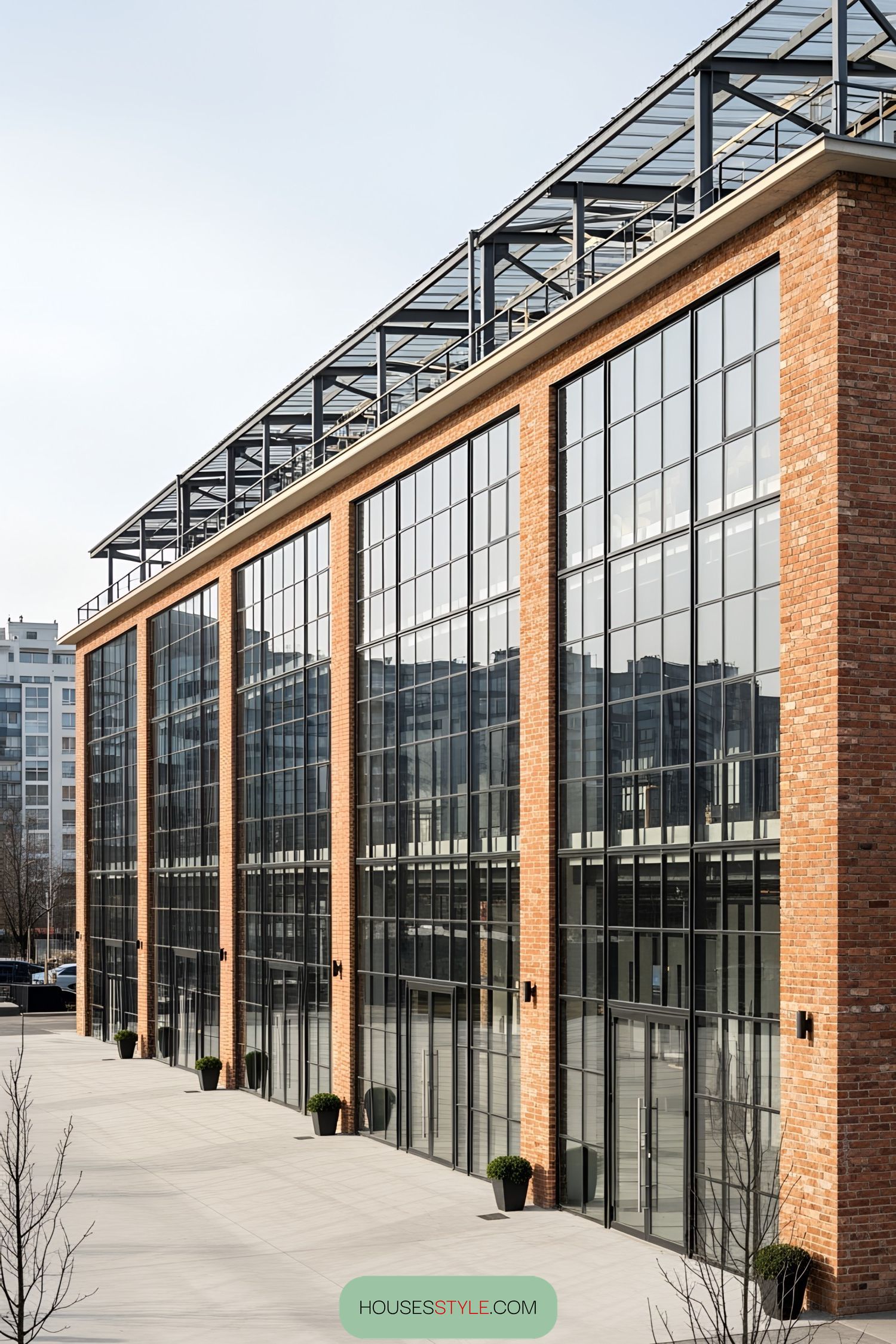Brick Facades With Rhythmic Architectural Flow
