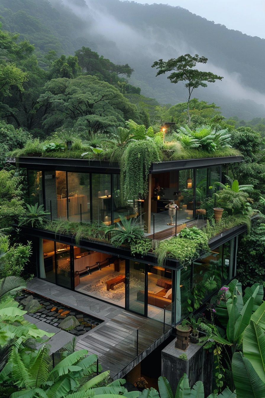 Glass Cabin With Rooftop Garden - photo 4