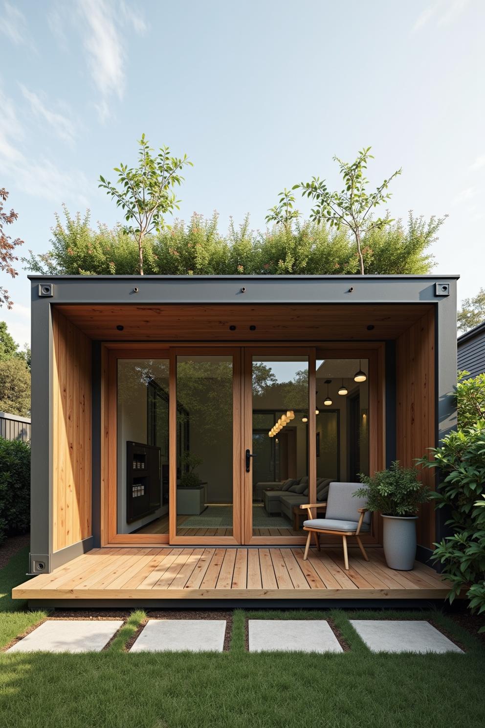 Green Tranquility in a Mini Fortress
