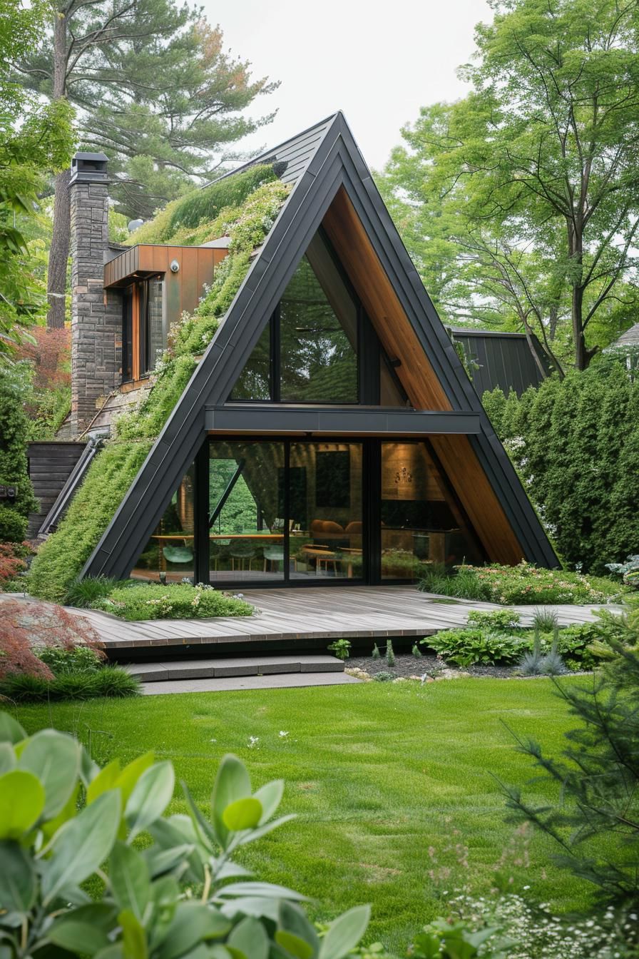 A-frame Topped With a Rooftop Garden - photo 4