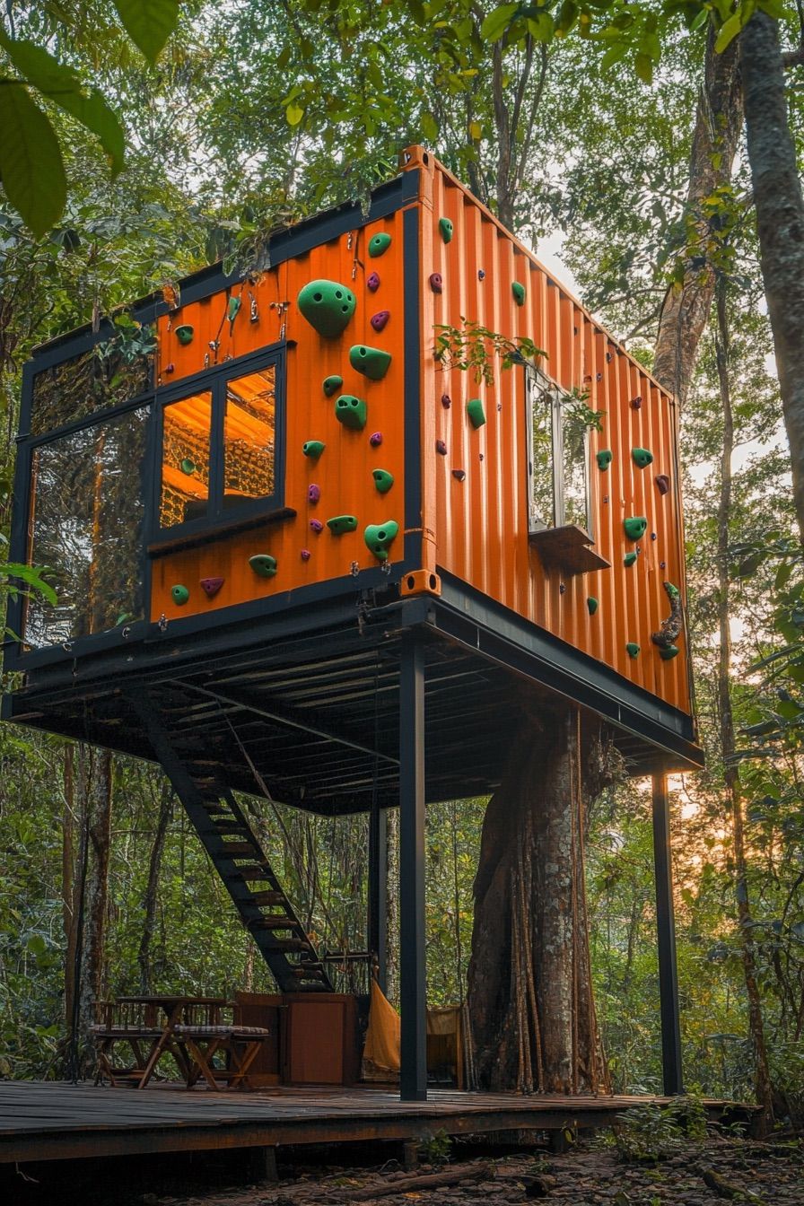 Adventure Climbing Wall Container Cabin - photo 3