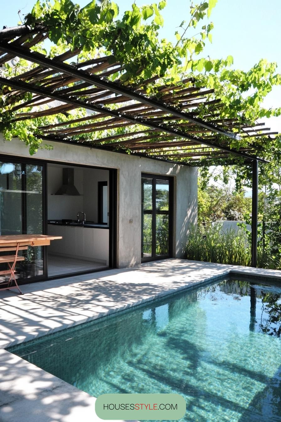 Vine-Covered Pool Retreat - photo 4