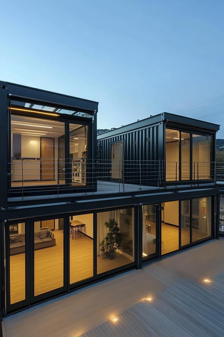 A Modern and Chic Container Setup