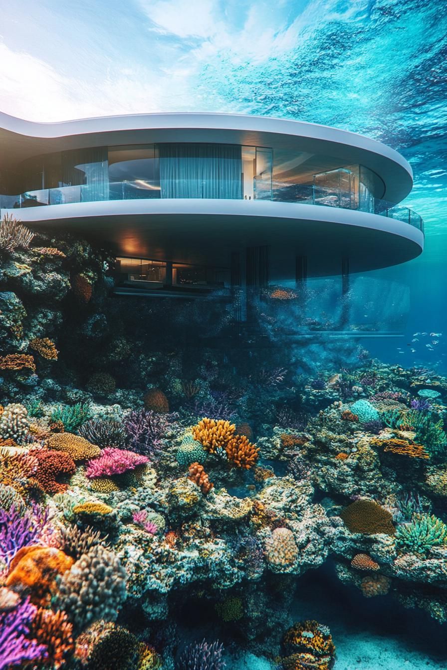 Underwater Glass Villa With Ocean Views