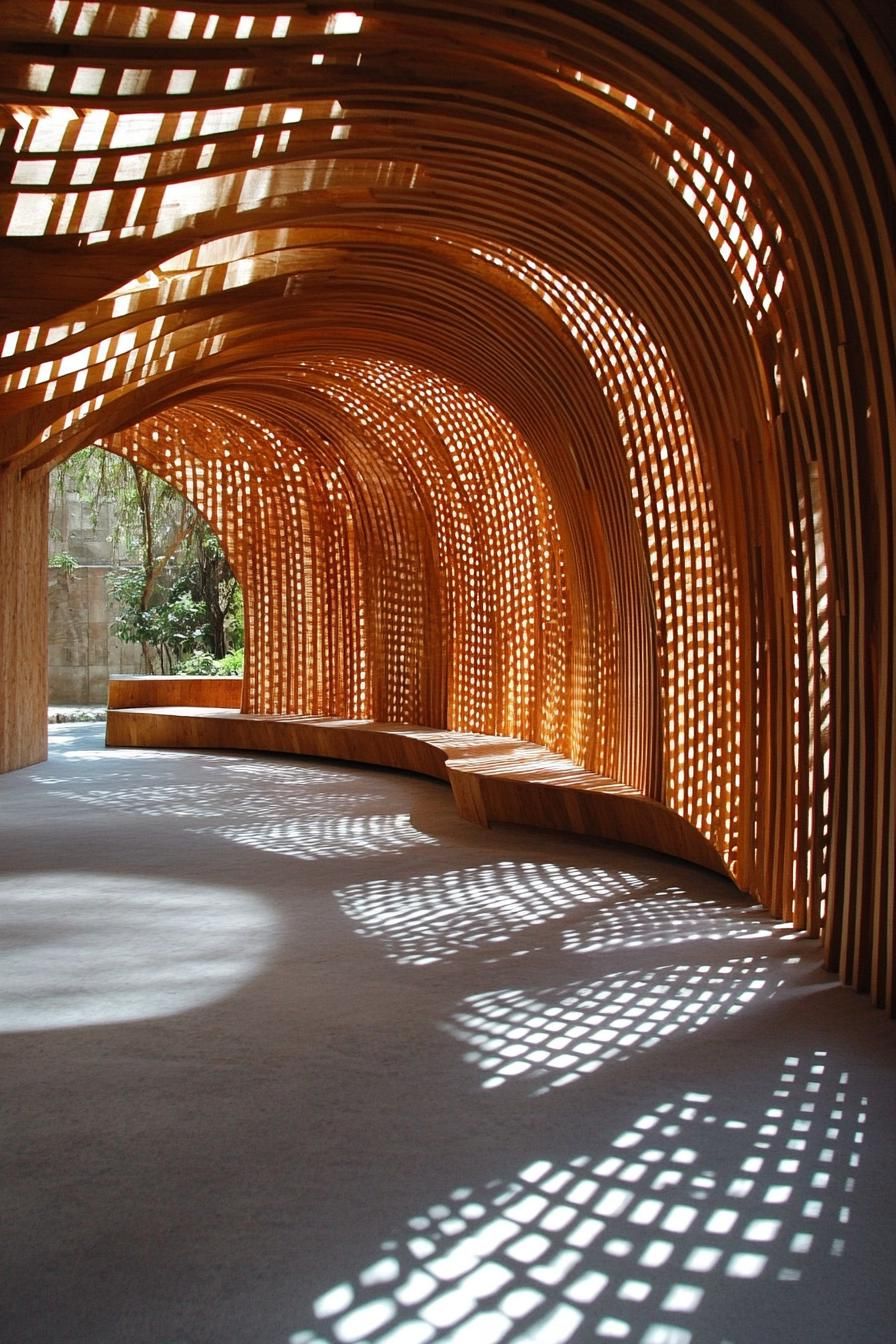 A Wooden Home Filled With Sunlight