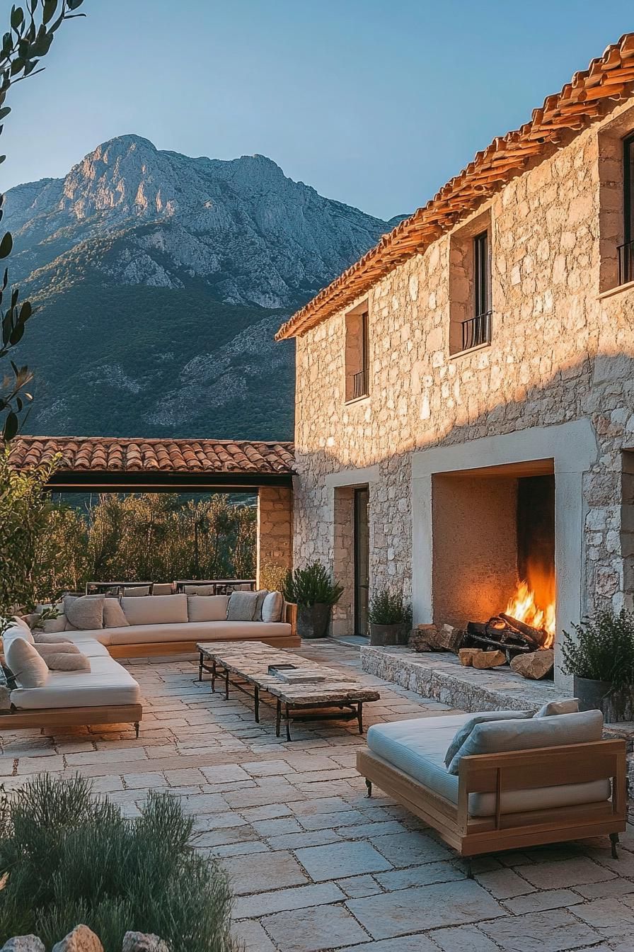 Cozy Outdoor Stone Fireplaces - photo 2