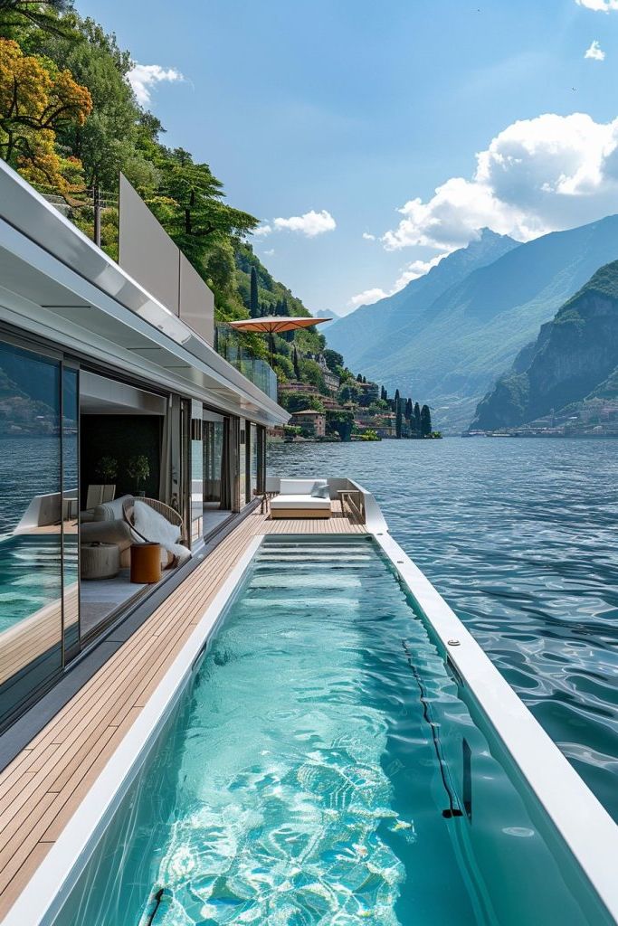Rooftop Pool Luxury Houseboats