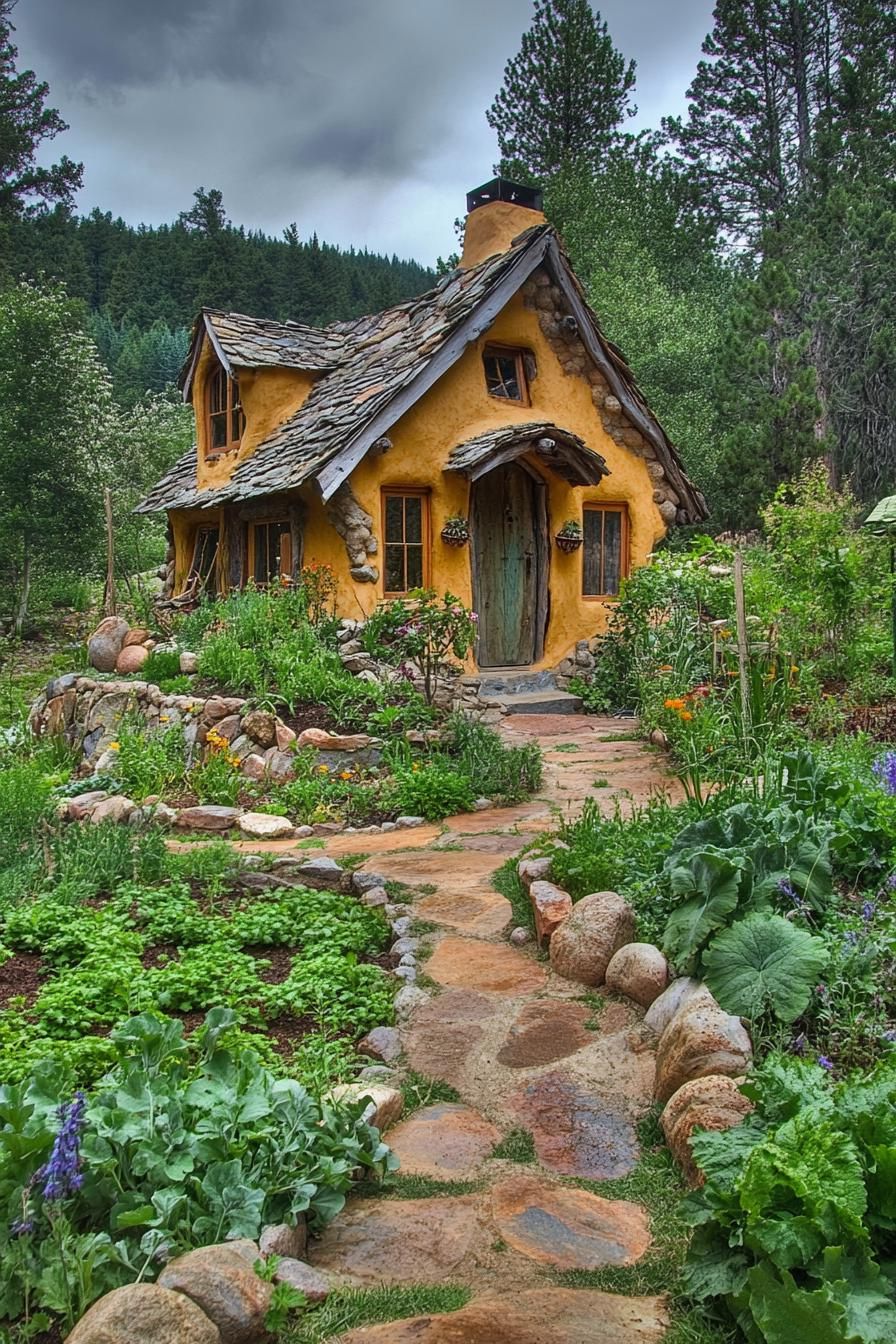 Eco-Friendly Cob Houses With Living Roofs - photo 4