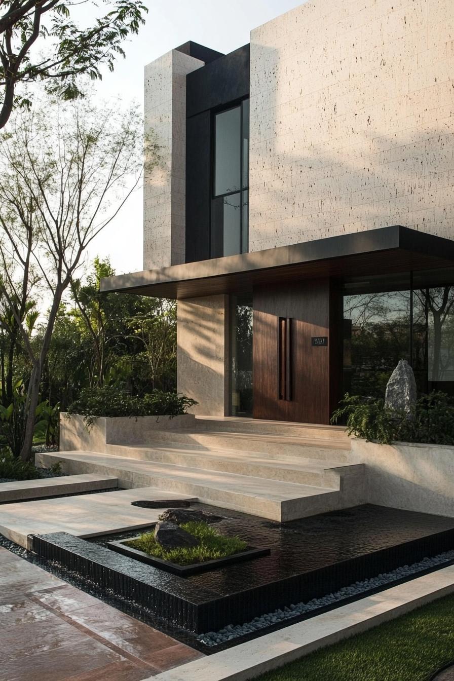 Stone Cladding and Entry Water Feature - photo 3